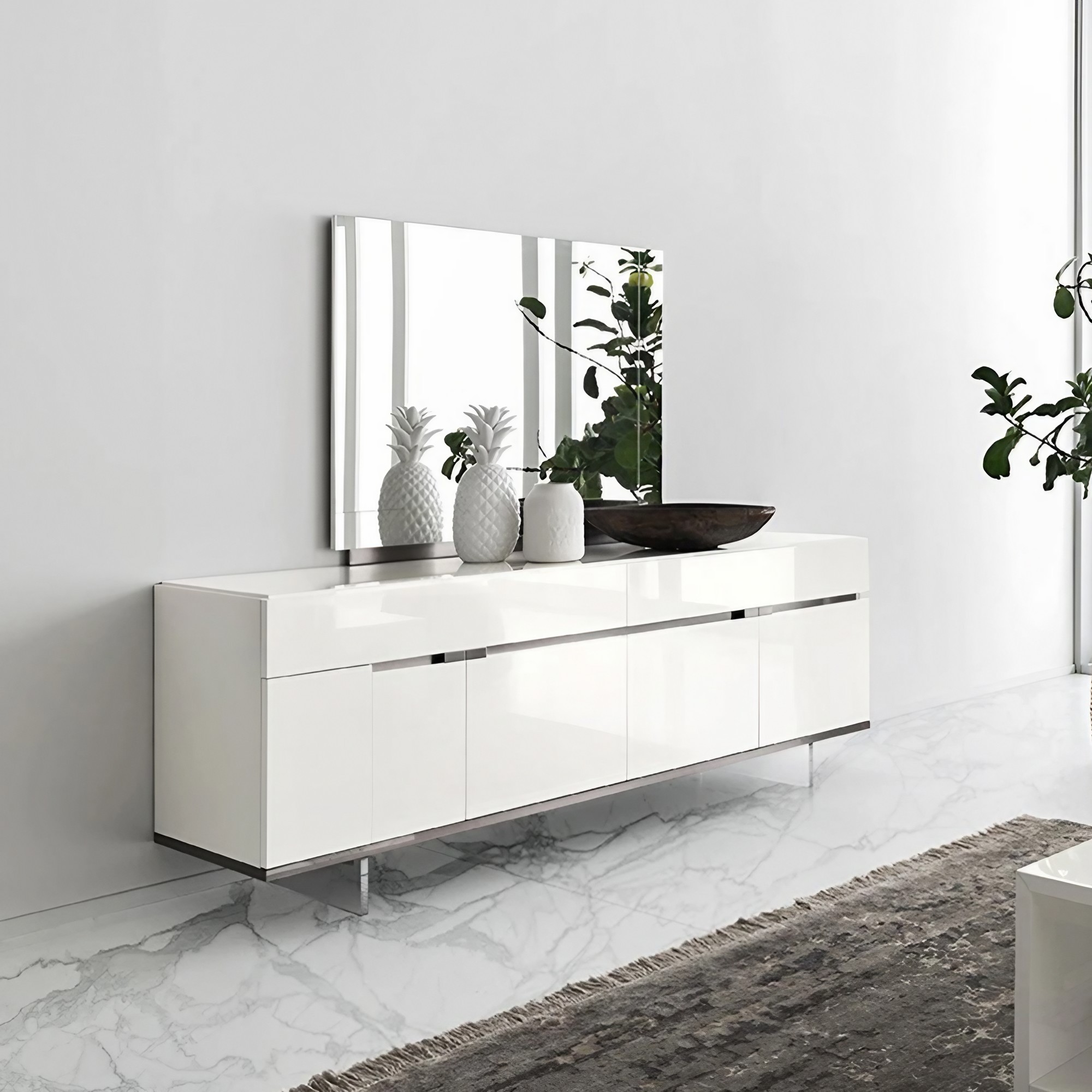 White High Gloss Sideboards