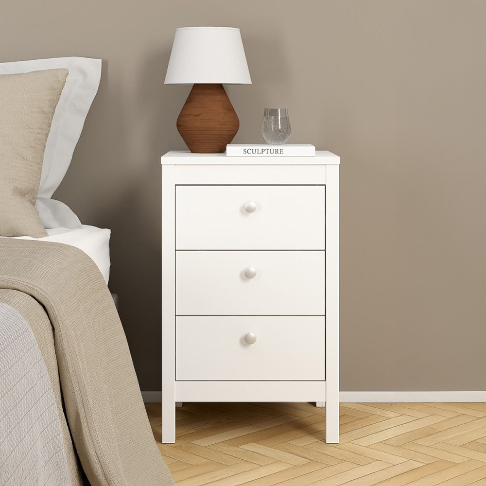 White Bedside Cabinet