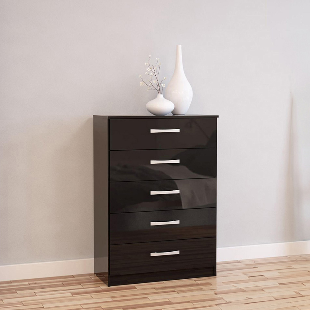 Black Chest of Drawers