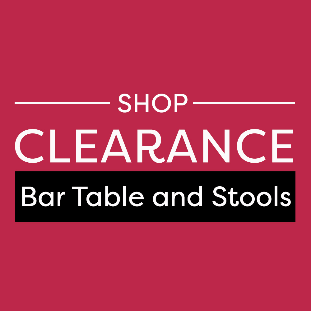 Clearance Bar Table and Stools Sale