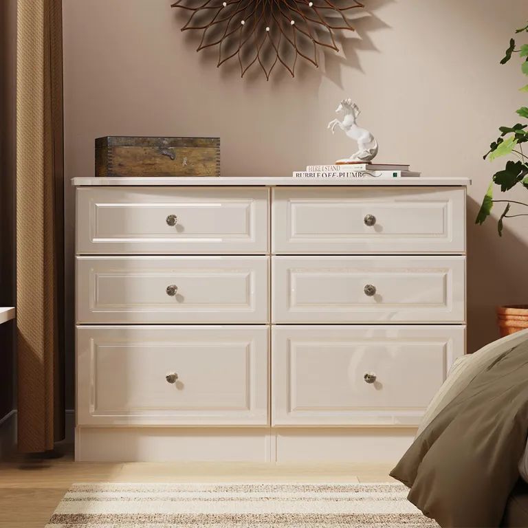 High Gloss Chest of Drawers
