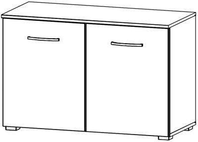 620T : 2 Door Chest - Decor Front