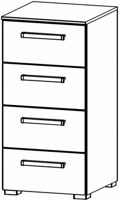 6D43 : 4 Drawer Chest