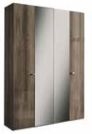 4 Door 2 Mirror Wardrobe