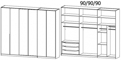 0AG3 - 6 Door Wardrobe