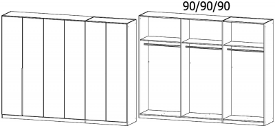 4F30 - 6 Door Wardrobe