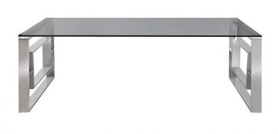 Apex Glass and Chrome Coffee Table