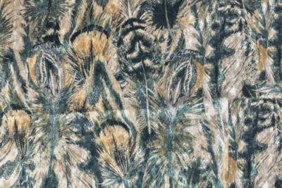 Band Pattern : Feathers Natural/Gold