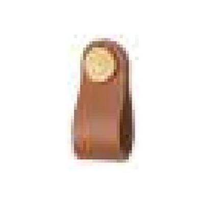 Leather Tab Cognac Brown Handle