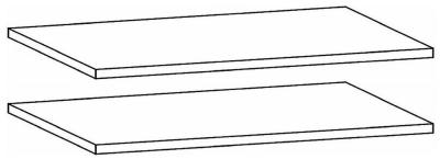 97W0 : Shelf (Set of 2)