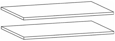 9F12 : Shelf (Set of 2)