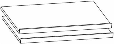 9FG2 : Shoe Shelves (Set of 2)