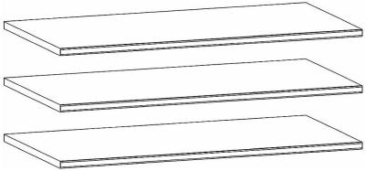 9631 : Shelf (Set of 3)