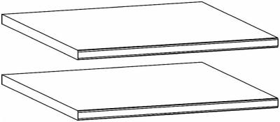 97F6 : Shelf (Set of 2)