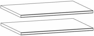 97F7 : Shelf (Set of 2)