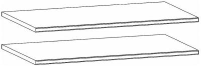 97F8 : Shelf (Set of 2)