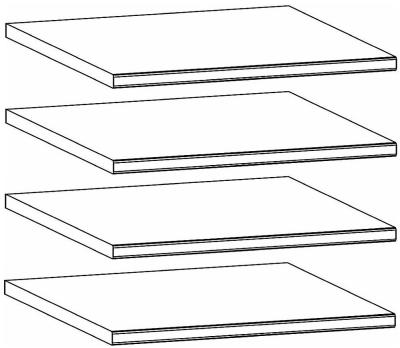 99J6 : Shelf (Set of 4)