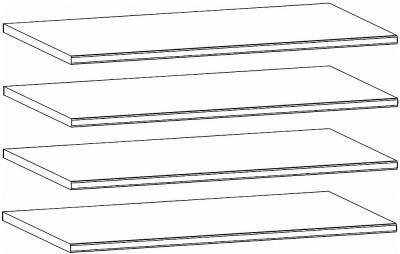 99J8 : Shelf (Set of 4)