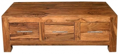 Cuban Petite Sheesham Wood Coffee Table