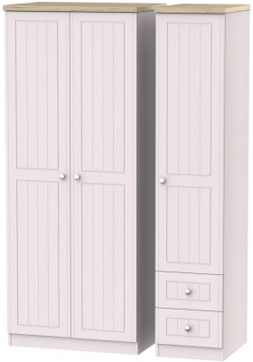 Vienna Kaschmir Ash 3 Door 2 Right Drawer Wardrobe