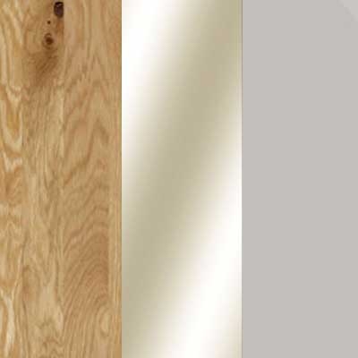 Semi Solid Oak Carcase with Parsol Bronze Mirror and Champagne Glass Front 203