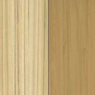 Cocobolo Front and Modern Oak Base Unit