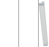 Alpine White Carcase and Front with Carcase Color Handle A010L