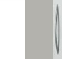 Alpine White Carcase with High Polish Soft Grey Front and Aluminium Color Handle A368P