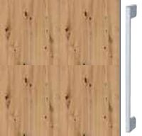 Artisan Oak Carcase and Front with Aluminium Color Handle A379M