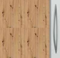 Artisan Oak Carcase and Front with Aluminium Color Handle A379P