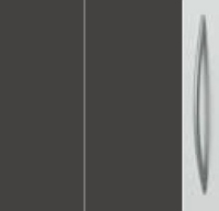 Graphite Carcase and Front with Aluminium Color Handle A034P