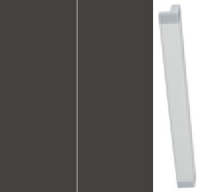 Graphite Carcase and Front with Carcase Color Handle A034L