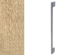 Sonoma Oak Carcase and Alpine White Front with Chrome Color Handle A363N