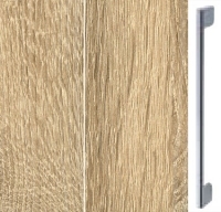 Sonoma Oak Carcase and Front with Chrome Color Handle A022N