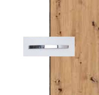 Rauch Aditio Alpine White Carcase with Aritsan Oak Front and Aluminium Color Handle No1 AD65B