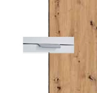 Rauch Aditio Alpine White Carcase with Aritsan Oak Front and Aluminium Color Handle No2 AD65L