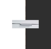 Rauch Aditio Alpine White Carcase with Metallic Grey Front and Chrome Color Handle No2 A973R
