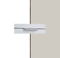 Rauch Aditio Alpine White Carcase with Silk Grey Front and Aluminium Color Handle No2 AA11L