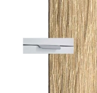 Rauch Aditio Alpine White Carcase with Sonoma Oak Front and Chrome Color Handle No2 A971R