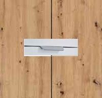 Rauch Aditio Aritsan Oak Carcase and Front with Chrome Color Handle No2 AD64R