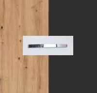 Rauch Aditio Aritsan Oak Carcase with Metallic Grey Front and Aluminium Color Handle No1 AD60B