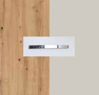 Rauch Aditio Aritsan Oak Carcase with Silk Grey Front and Aluminium Color Handle No1 AD62B