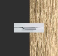 Rauch Aditio Metallic Grey Carcase with Sonoma Oak Front and Aluminium Color Handle No2 A871L
