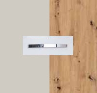 Rauch Aditio Silk Grey Carcase with Aritsan Oak Front and Chrome Color Handle No1 AD66D