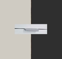 Rauch Aditio Silk Grey Carcase with Metallic Grey Front and Aluminium Color Handle No2 AA28L