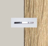 Rauch Aditio Silk Grey Carcase with Sonoma Oak Front and Aluminium Color Handle No1 AA23B