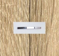 Rauch Aditio Sonoma Oak Carcase and Front with Aluminium Color Handle No1 A570B