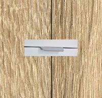 Rauch Aditio Sonoma Oak Carcase and Front with Aluminium Color Handle No2 A570L