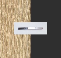 Rauch Aditio Sonoma Oak Carcase with Metallic Grey Front and Chrome Color Handle No1 A573D