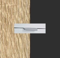 Rauch Aditio Sonoma Oak Carcase with Metallic Grey Front and Chrome Color Handle No2 A573R